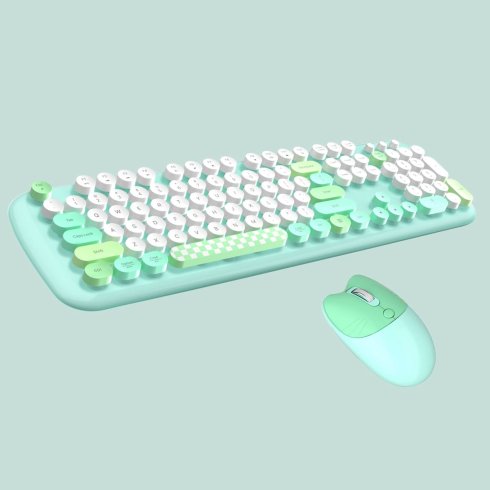 ワイヤレスマウスとキーボードセット Wifi - スタイリッシュなデザイン