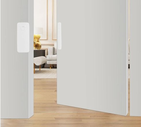 Sensore SMART+ Per Finestre E Porte, Connessione WiFi, Compatibile Con Alexa E Google Home