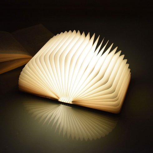 Livre lumineux à LED - lampe pliante en forme de livre