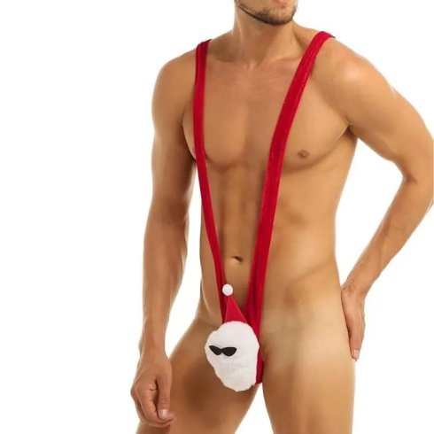 Vtipné spodní prádlo / boxerky / trenky pro muže - Sexy pánský kostým santa claus