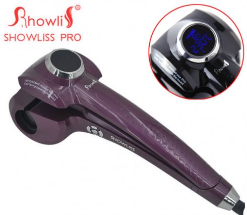 Showliss - speciale ferro arricciacapelli ceramica PRO con monitor LCD