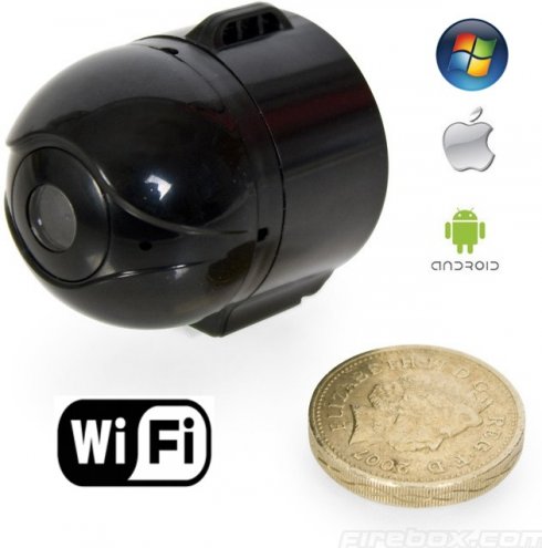 Mini SPY IP Wifi-camera met live transmissie