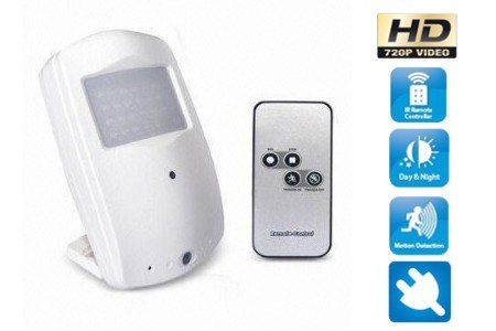 Camera in motion sensor HD 1280x720 - continuous recording