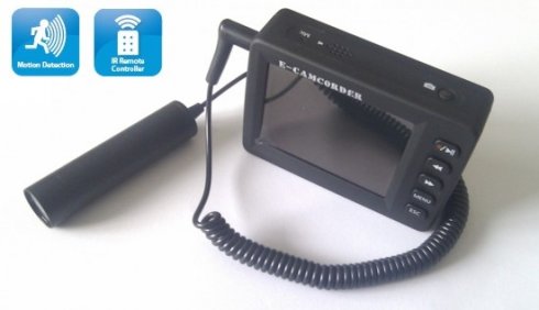 Bullet Camera E-Camcorder + 2,5 "LCD-skärm