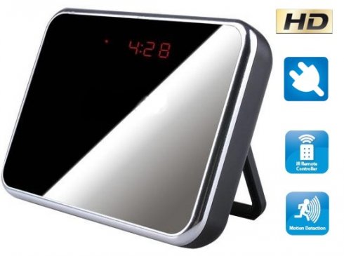 Alarm clock camera with batteries 4800 mA
