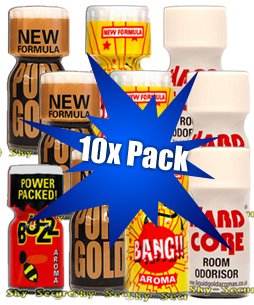Poppers pack 10x - Mix