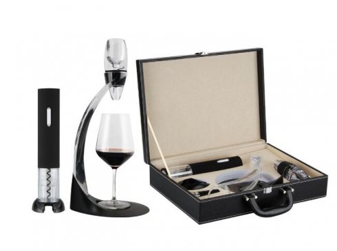 Exclusive wine briefcase set