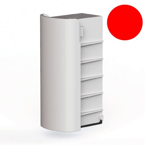 Czerwony - Pojemnik z tuszem do pióra drukującego - Pióro drukowane Evebot