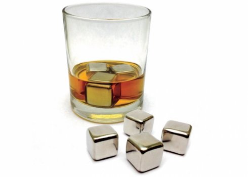 Eleganteng ice cubes na gawa sa hindi kinakalawang na asero