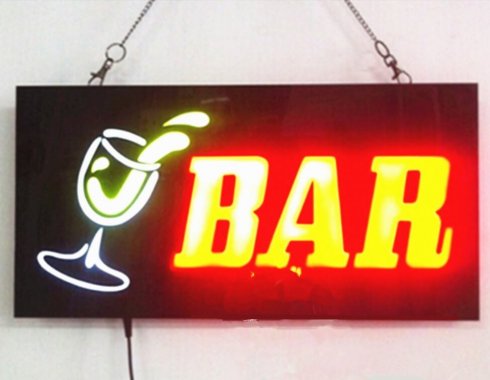 ป้ายโฆษณาไฟ LED BAR - 43 ซม. x 23 ซม