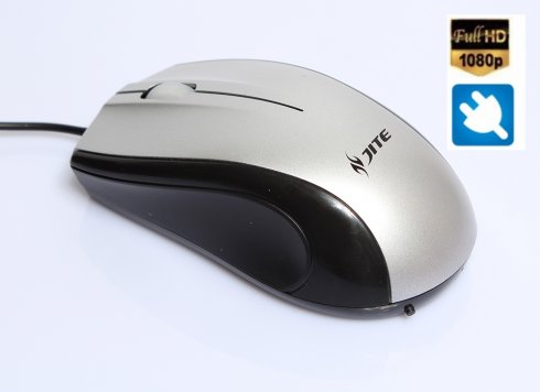 Kamera mata-mata mouse USB Full HD dengan mic + memori 8GB