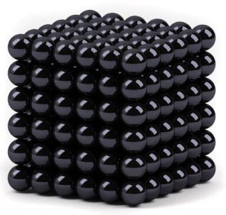 „Neocube“ kamuoliukai - 5 mm juodi