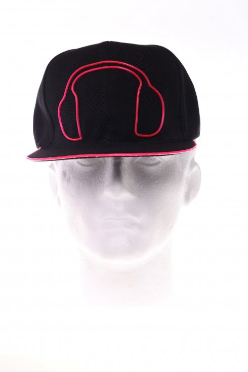 Svjetlosne kape slušalice - ružičaste