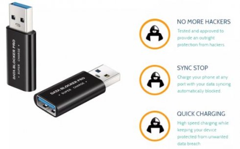 Data Blocker Pro - ochrana chytrého telefonu při nabíjení přes USB v cizím prostředí