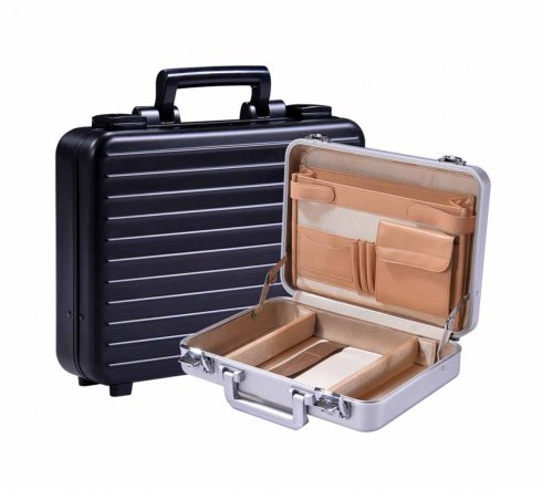 Aluminum briefcase metallic EXCLUSIVE and LUXURY design