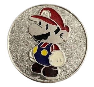 Hebilla de cinturón redonda de Super Mario