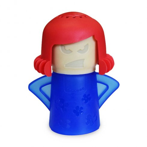 搞笑 LADY 角色形状的微波蒸汽清洁器