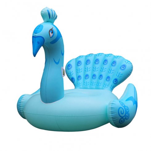 Flotadores de piscina para adultos - pavo real azul