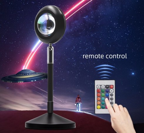 UFO LAMP - Round color Light for photography 16 colors switching with remote control