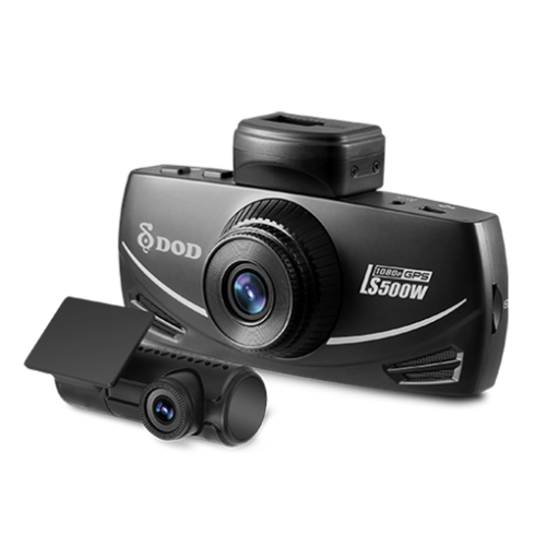 DOD LS500W - Car camera dual FULL HD 1080P resolution + GPS