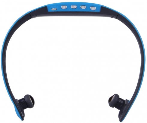 Sport run auriculares impermeables + inalámbricos con soporte para tarjeta Micro SD