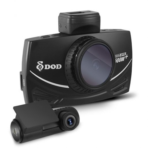 كاميرا مزدوجة كاملة الوضوح للسيارة مع GPS + ISO12800 + مستشعر SONY STARVIS - DOD LS500W +