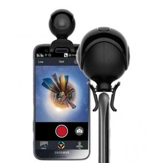 Panoramisk 360 ° kamera med 4Mpx til Android-smartphone