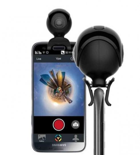 Panoramic 360 ° camera na may 4Mpx para sa Android smartphone