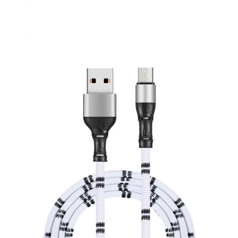 Micro USB - cabo USB para celular no design Bamboo e 1m de comprimento