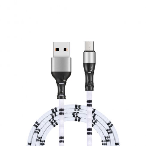 Mikro USB - Kejbil USB għal cellphone fid-disinn tal-Bambu u tul ta '1m