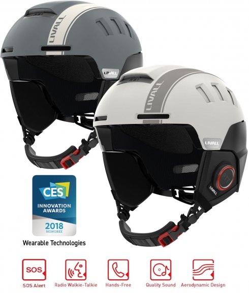 død valg Lånte Smart ski and snowboard helmet - Livall RS1 | Cool Mania