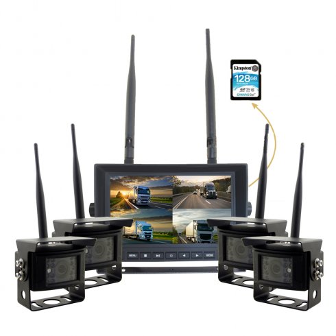 Sistema Telecamera Backup Wireless 7