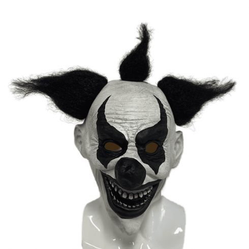 Topeng muka badut yang menakutkan - untuk kanak-kanak dan orang dewasa untuk Halloween atau karnival