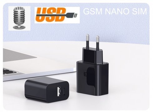 GSM-hiba – USB-adapterbe rejtett legkisebb nano SIM-kártyával rendelkező hanghallgató eszköz