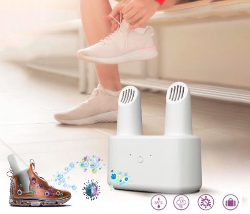 Ozone shoe cleaner and dryer portable ozone sterilizer boot disinfection
