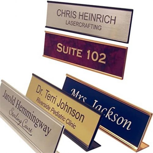 Name engraving service of your own name tag