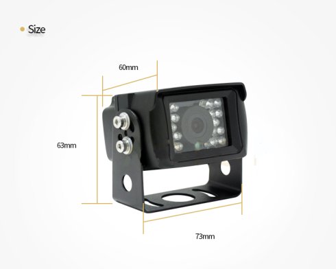 Jeffergarden Monitor Telecamera Di Backup Da 7 Pollici 18 LED Visione Notturna Kit Retromarcia Per Retromarcia Per Auto Camion Furgoni Suv 78898085