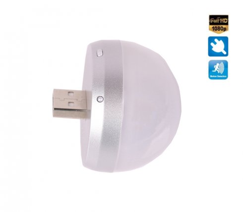 Cameră USB Full HD cu lumină LED rotundă