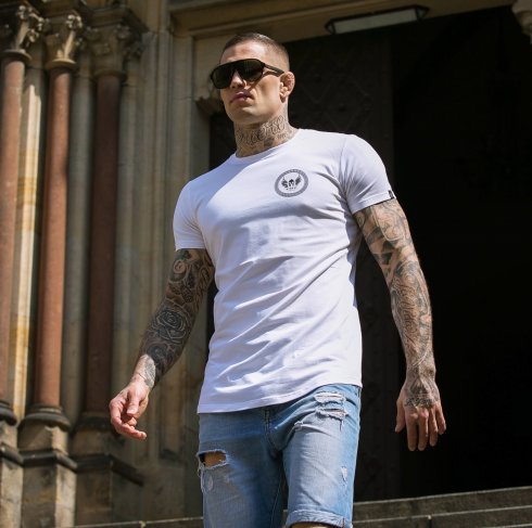 Camiseta de hombre GDR Signature - blanco