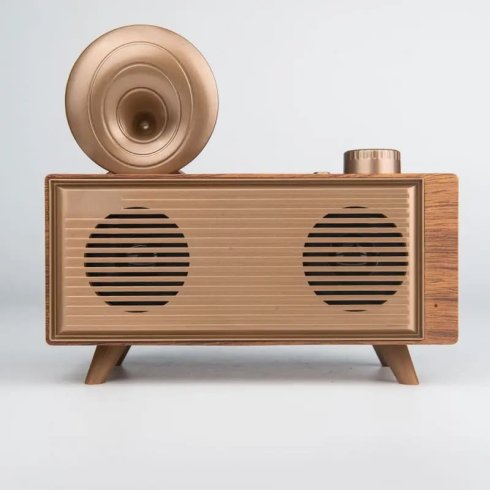 Mini old radio - retro vintage with Bluetooth + FM/AM radio/AUX/USB disk/Micro SD