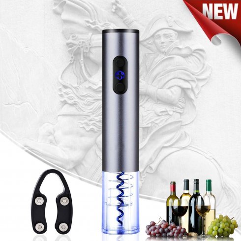 Abridor de vinho elétrico com retroiluminação LED