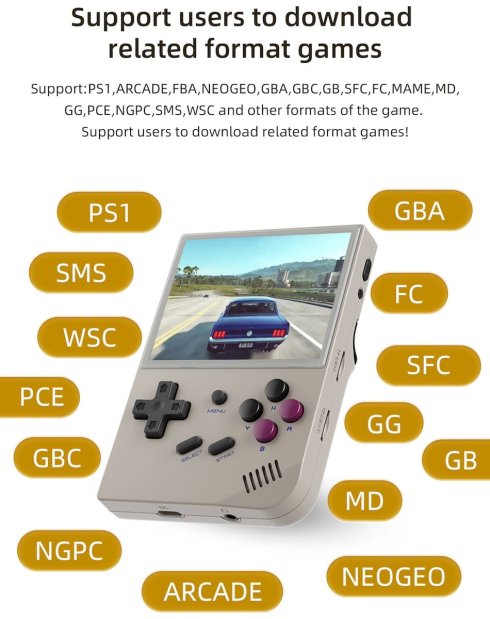 子供向け携帯ゲーム機 - ポータブルキッズビデオゲーム 3.5 インチ LCD