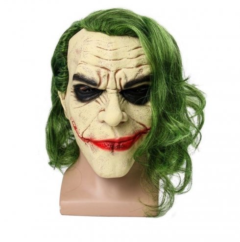 Joker gezichtsmasker - voor kinderen en volwassenen voor Halloween of carnaval