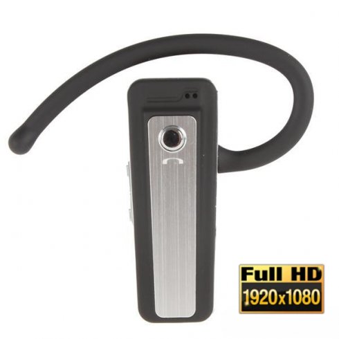 Bluetooth-headset - dold FULL HD-kamera