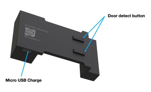 GPS tracking device - container tracker with 3800mAh battery +