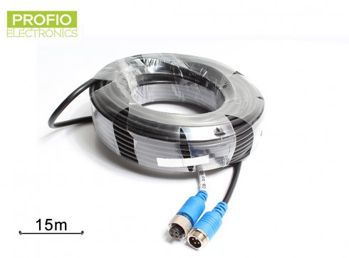 Extension 4-pin cable 15 m for a reversing camera