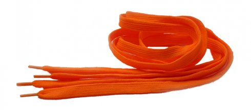 - Cordones de color naranja neón