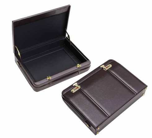 Leather briefcase for men - a luxury businessman accessory