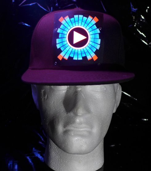 LED кепка DJ - звукочувствительная