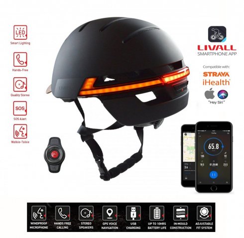 Biciklistička kaciga - Pametna biciklistička kaciga s Bluetooth + LED signalima - Livall BH51M Neo